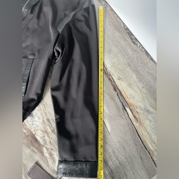 Bod & Christensen XXL Black Fall Jacket with Leather Trim - Picture 16 of 16